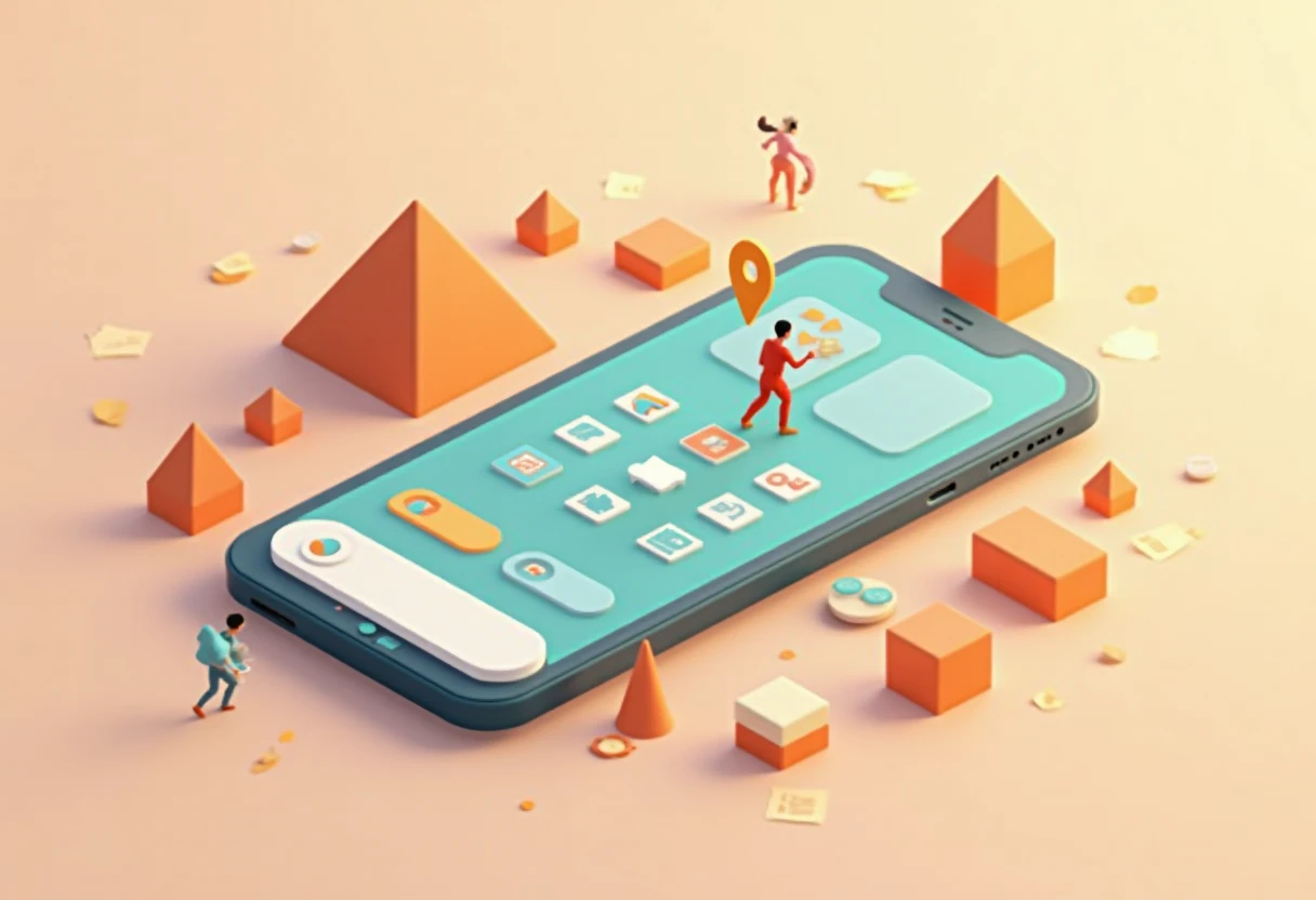 Illustration av unika spelkoncept