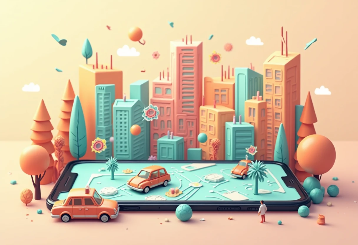 Unique open-world mobile game