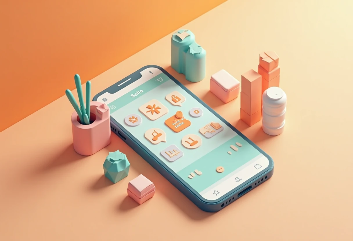 Aplicación de salud abierta en un teléfono