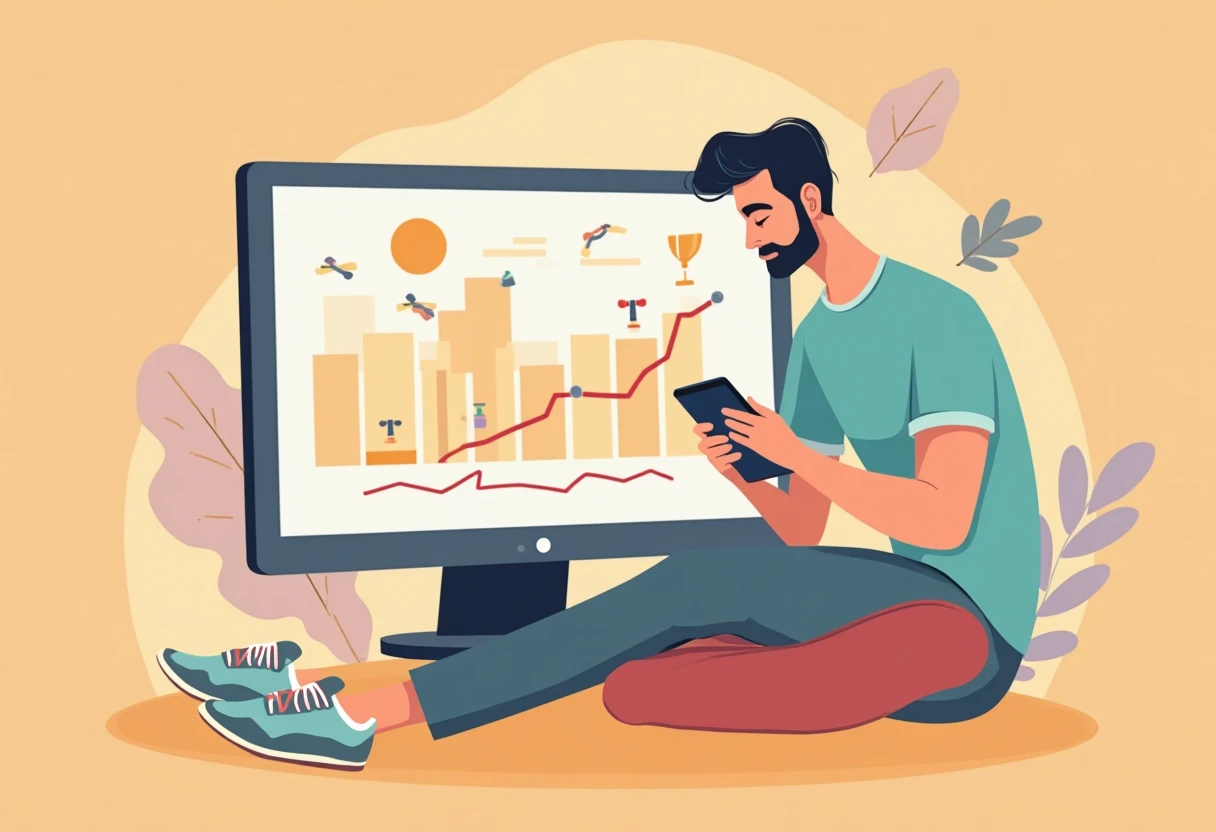 Engaging with a fitness app