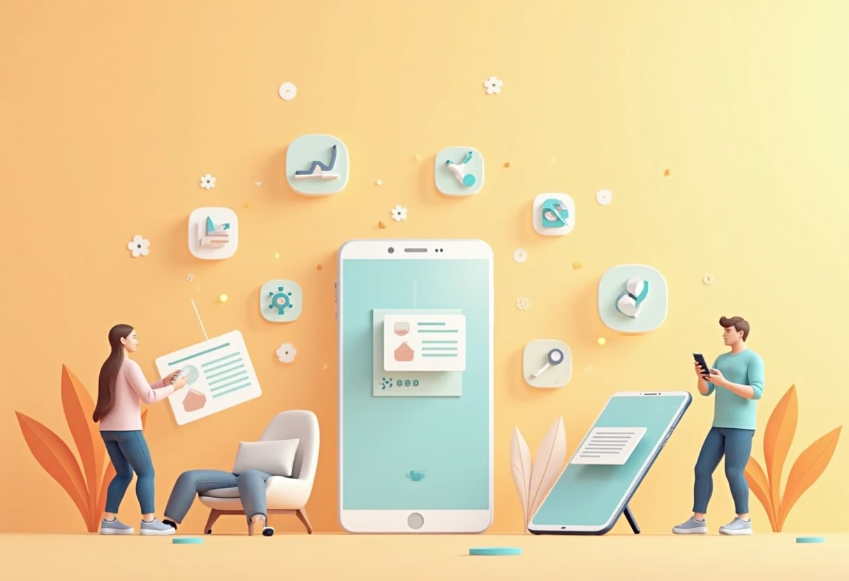A selection of fitness app icons