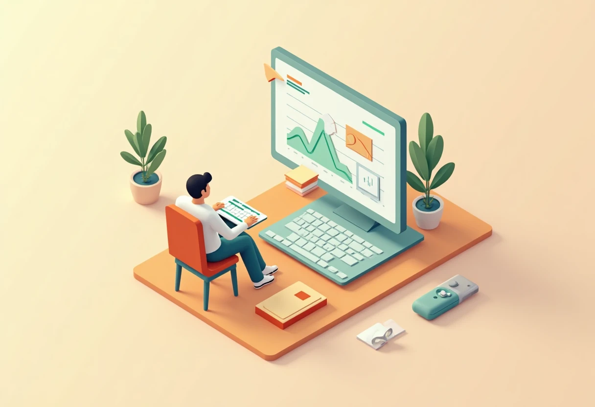 Ilustración de aplicaciones financieras