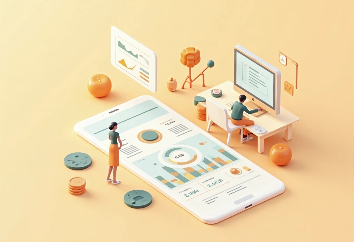 Concept d'outils financiers pour traders
