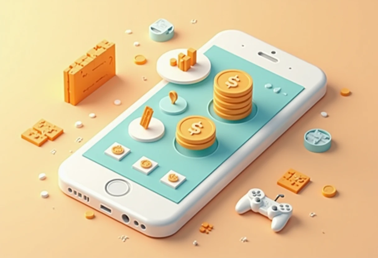 Illustration d'applications de gains financiers