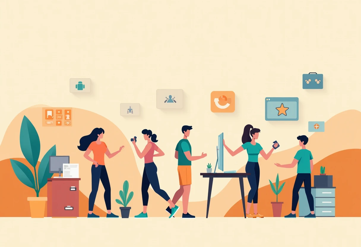 Utilisation d'applications de fitness