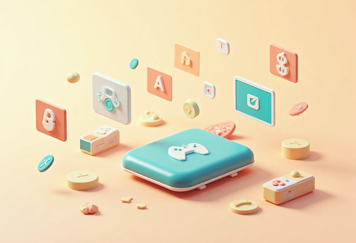 Illustration des jeux mobiles