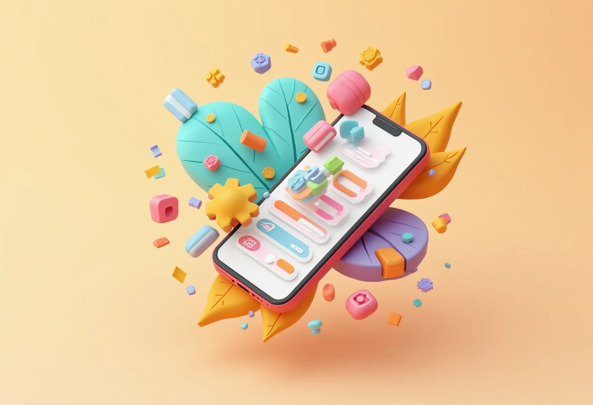 Abstract representation of productivity apps