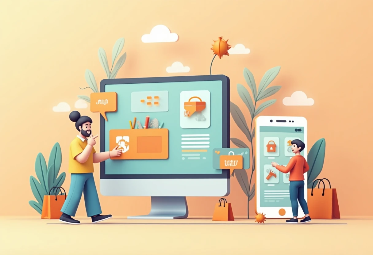 Mobile shopping apps with discount tags