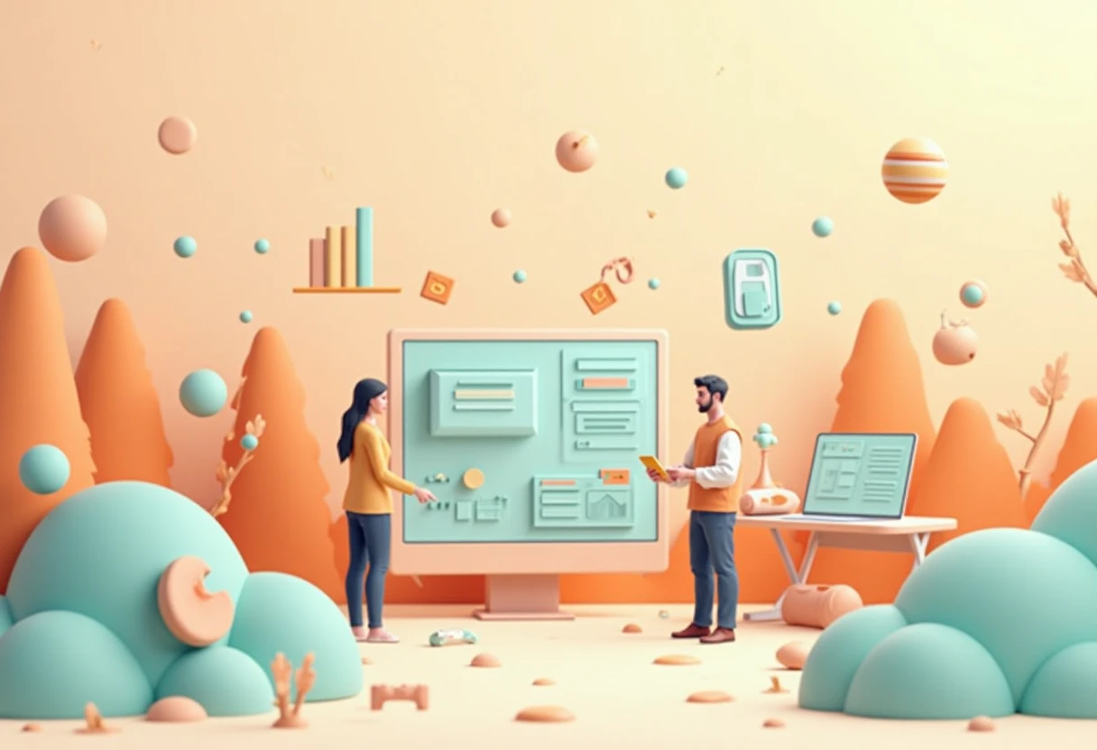 Illustration av budgetappsikoner