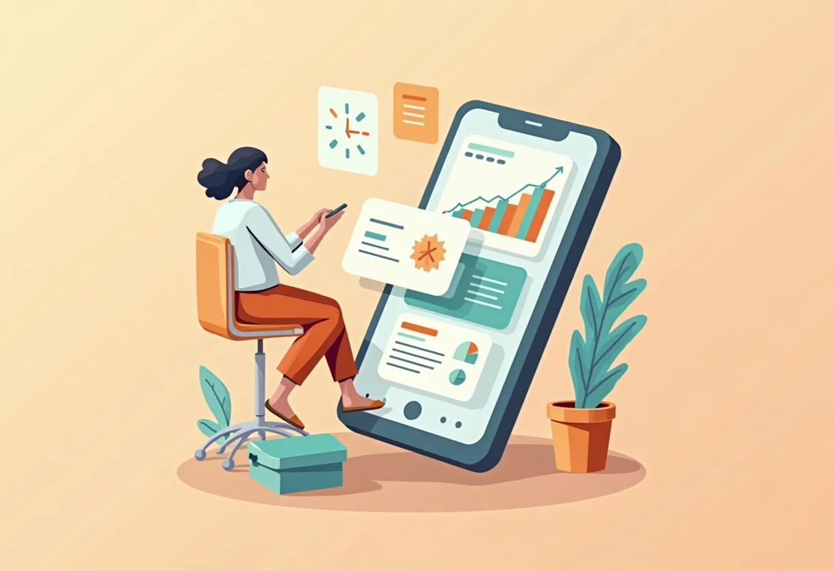 Benutzerfreundliches App-Interface