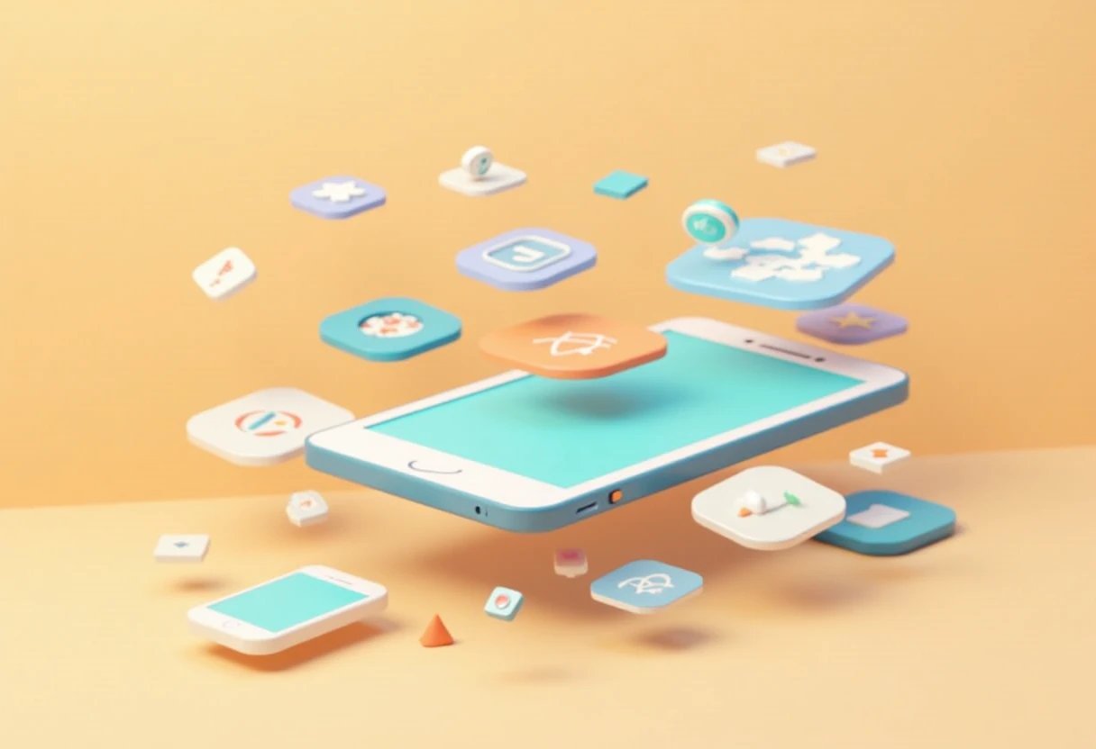 Visual of productivity app icons