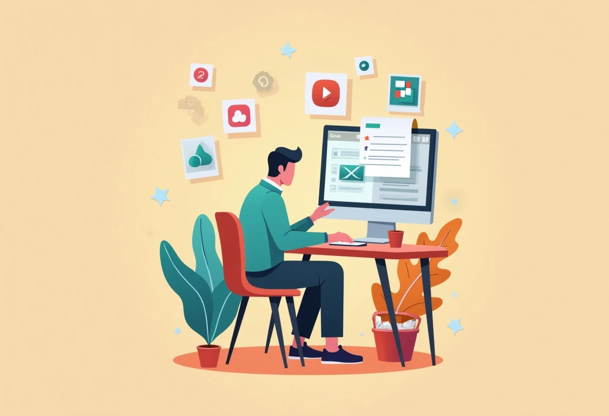 Professional reviewing financial options