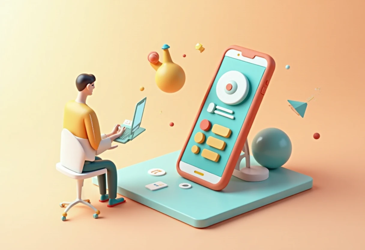 A collection of app icons in a vibrant, stylish presentation