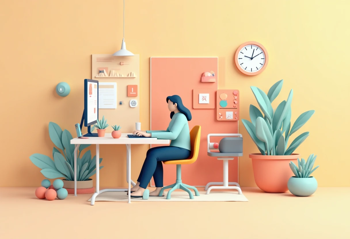 Premium productivity tools in a modern office setting