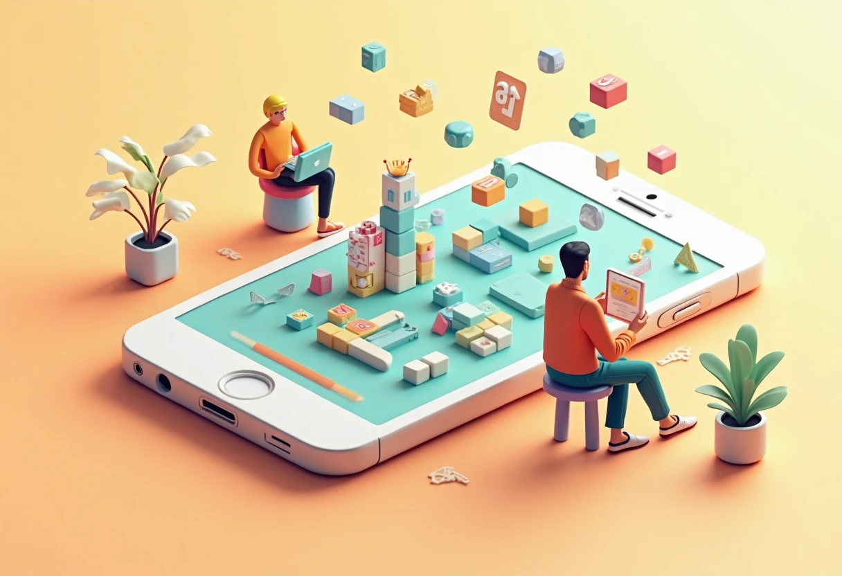 Top mobile games tiles